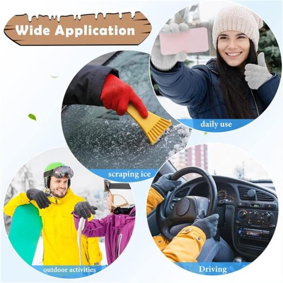 New 100 Pair Winter Gloves Bulk Warm Knitted Stretchy Gloves with Multicolor - Picture 5 of 7